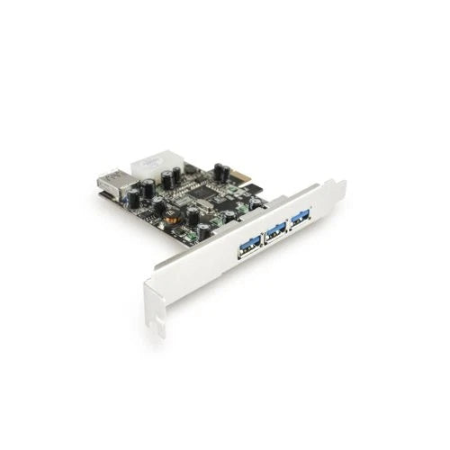 124711 - Vantec 4-Port Superspeed USB 3.0 PCIe Host Card PCI Express External 4 USB