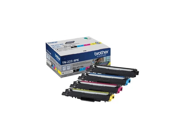 TN2234PK - Brother TN223 Toner Cartridge Black Cyan Magenta Yellow