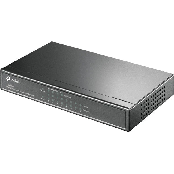 TLSG1008P - TP-Link 8 Port Gigabit PoE Switch Limited Lifetime Protection