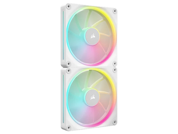 CO-9051032-WW - Corsair LX RGB Series iCUE LINK LX140 RGB White 140mm Fan Dual