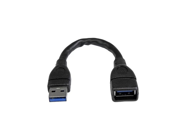 USB3EXT6INBK - StarTech 6in Black USB 3.0 Extension Adapter Cable