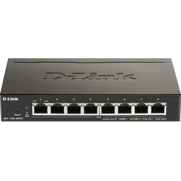 DGS-1100-08PV2 - D-Link Ethernet Switch