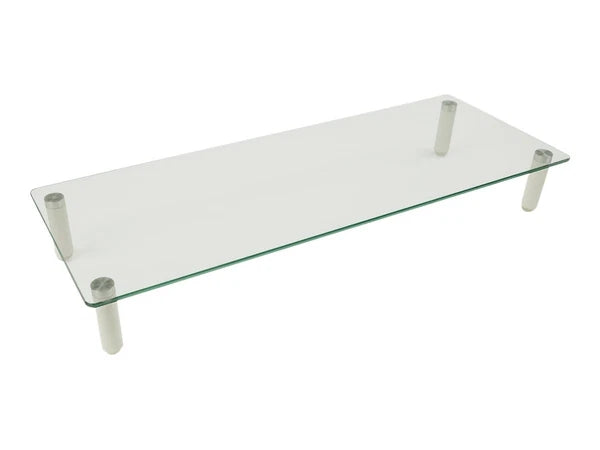 MI-7263 - Mount-It! Mount-it Glass Monitor Stand 22in Wide
