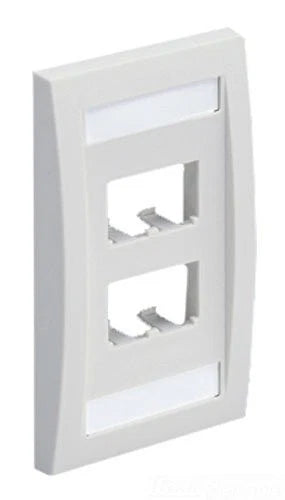 CFPE4WHY - Panduit Faceplate 4pt Sgl Gang Wht