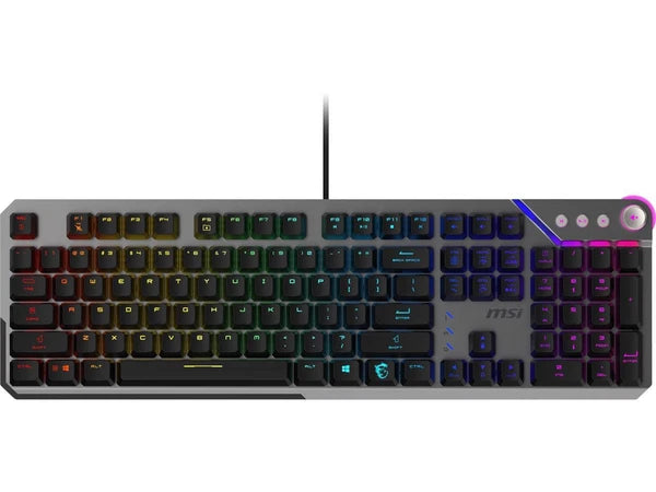 STRIKE600SILENTUS - MSI Strike 600 RGB Mechanical Gaming KeyboardSilent Switches