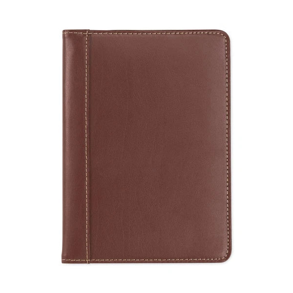71736 - Samsill Contrast 5"x8" Letter Pad Folio Brown/Tan