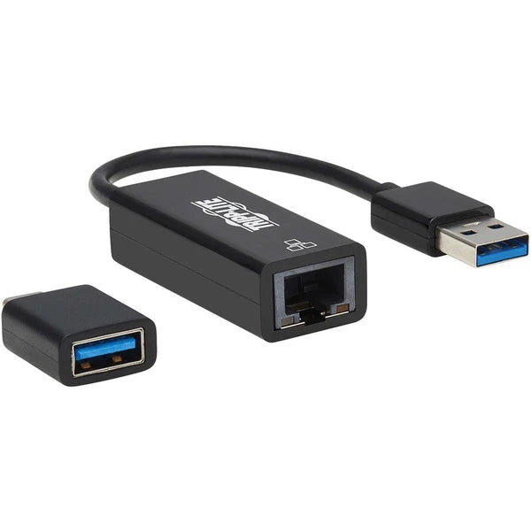 U336000GBCA - Tripp Lite USB-C/A to RJ45 Gigabit Ethernet Network Adapter