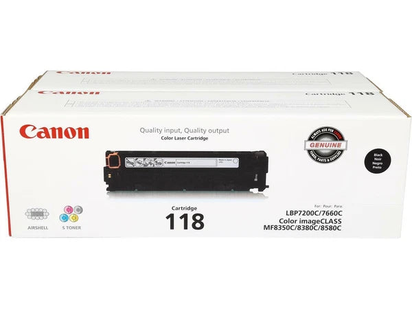 2662B004AA - Canon 118 Toner CartridgeDual Black