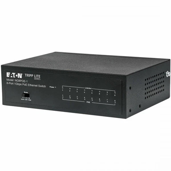 NG8POE-1 - Eaton 8-Port 10/100/1000 Mbps Gigabit Ethernet Unmanaged Switch