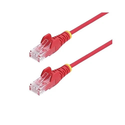 N6PAT25RDS - StarTech 25ft Red Slim CAT6 Slim Snagless RJ45 UTP Ethernet Cable