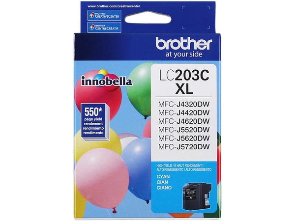 LC203C - Brother High Yield Innobella Ink Cartridge Cyan