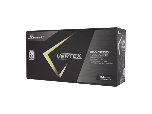 VERTEX1200P - SeaSonic VERTEX PX-1200 1200W 80+ Platinum ATX 3.0 PCIe 5.0 Compliant