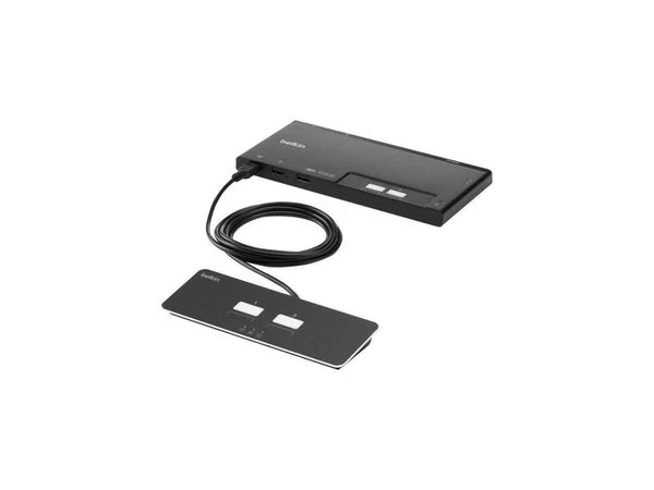 F1DN102MOD-PP-4 - Belkin 2-Port Single Head DisplayPort Modular Secure KVM Switch