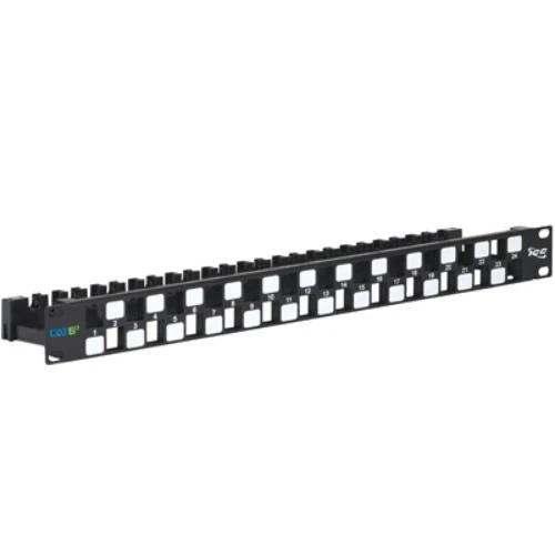 IC107PPU6A - ICC Cat 6a Utp Blank Patch Panel 24-port 1 Rms 24 X Rj-45