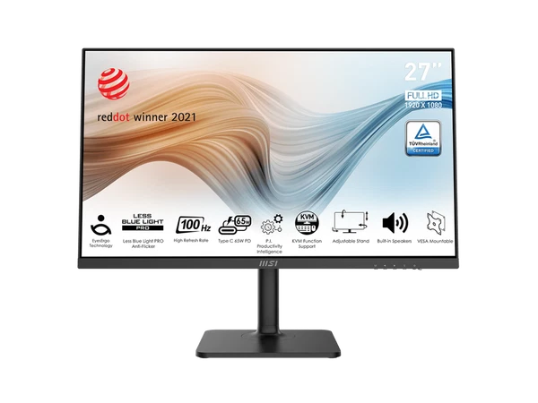 MODERNMD272XP - MSI 27" IPS 1920x1080 FHD Computer Monitor 100Hz Adaptive Sync
