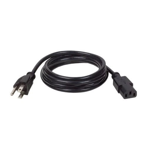 P006-066 - Tripp Lite 6ft 5-15P to C13 10A 18AWG 6' Computer Power Cord Cable