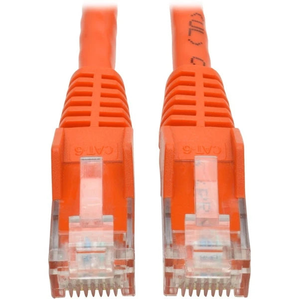 N201-002-OR - Tripp Lite 2ft Cat6 Gigabit Snagless Molded Patch Cable RJ45 Orange