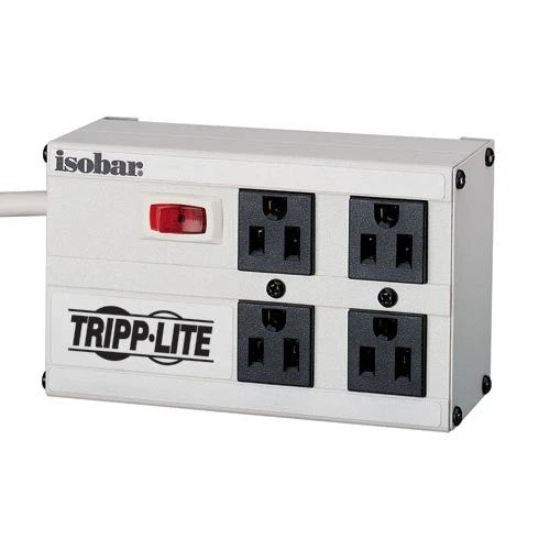 ISOBAR4 - Tripp Lite Isobar Ultra Surge 4 outlet 6' Cord Metal Housing 3330 Joules