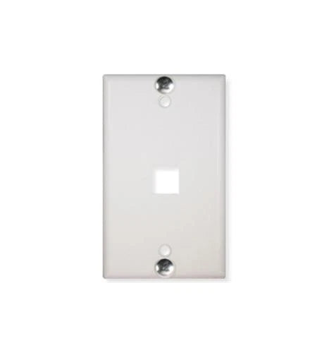 IC107FFWWH - ICC Faceplate 1 Socket White