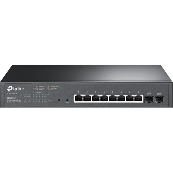 TL-SG2210MP - TP-Link JetStream 10-Port Gigabit Smart Switch