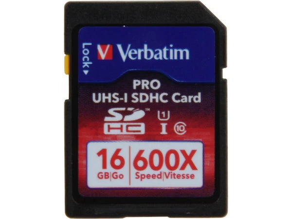 98046 - Verbatim PRO 16GB Secure Digital High SDHC Card