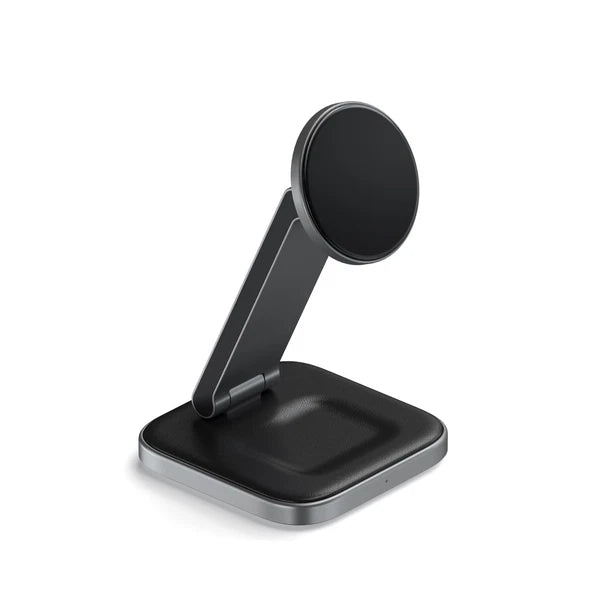 ST-Q21FM - Satechi 2-in-1 Foldable Qi2 Wireless Charging Stand