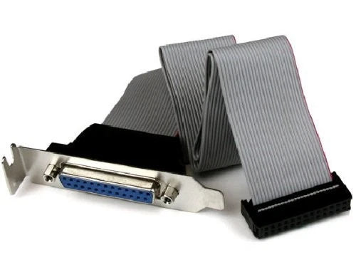 PLATE25F16LP - StarTech Low Profile 16in Parallel-Port Header Cable Adapter
