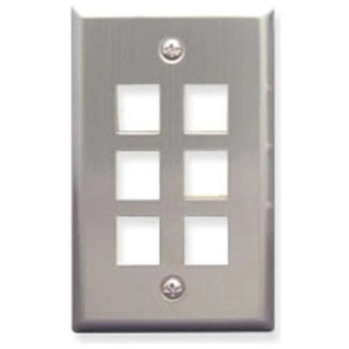 FACE-6-SS - ICC 6port Face Stainl