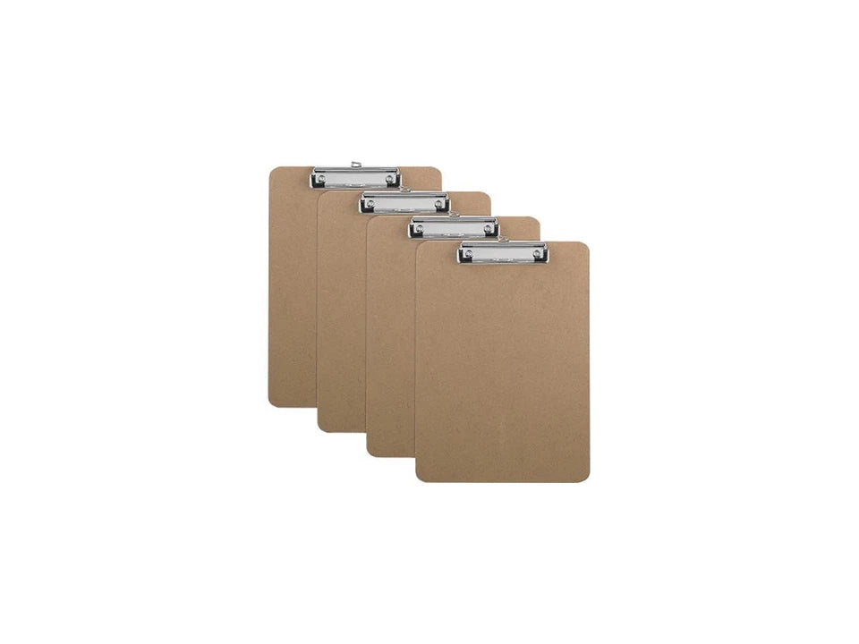 16508BX - Business Source Flat Clip Hardboard Clipboard