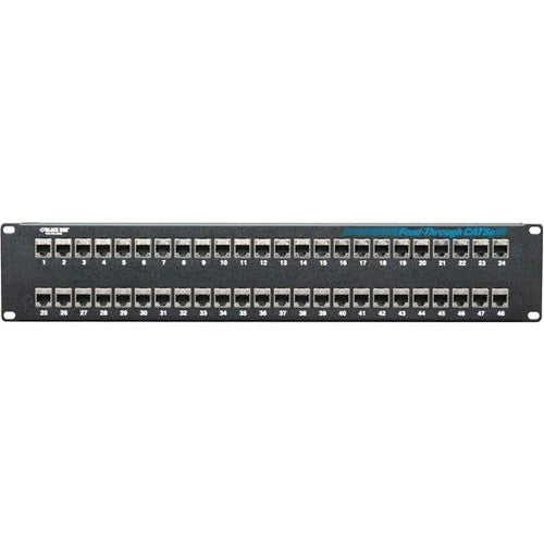 JPM806A-R2 - Black Box CAT5e Feed-Through Patch Panel 2U Shielded 48-Port