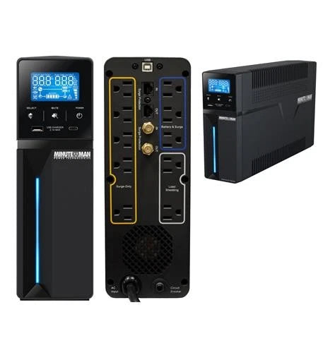 ETR1000LGU - Minuteman Ups Avr 1000va 5-bat/5-surgeusb