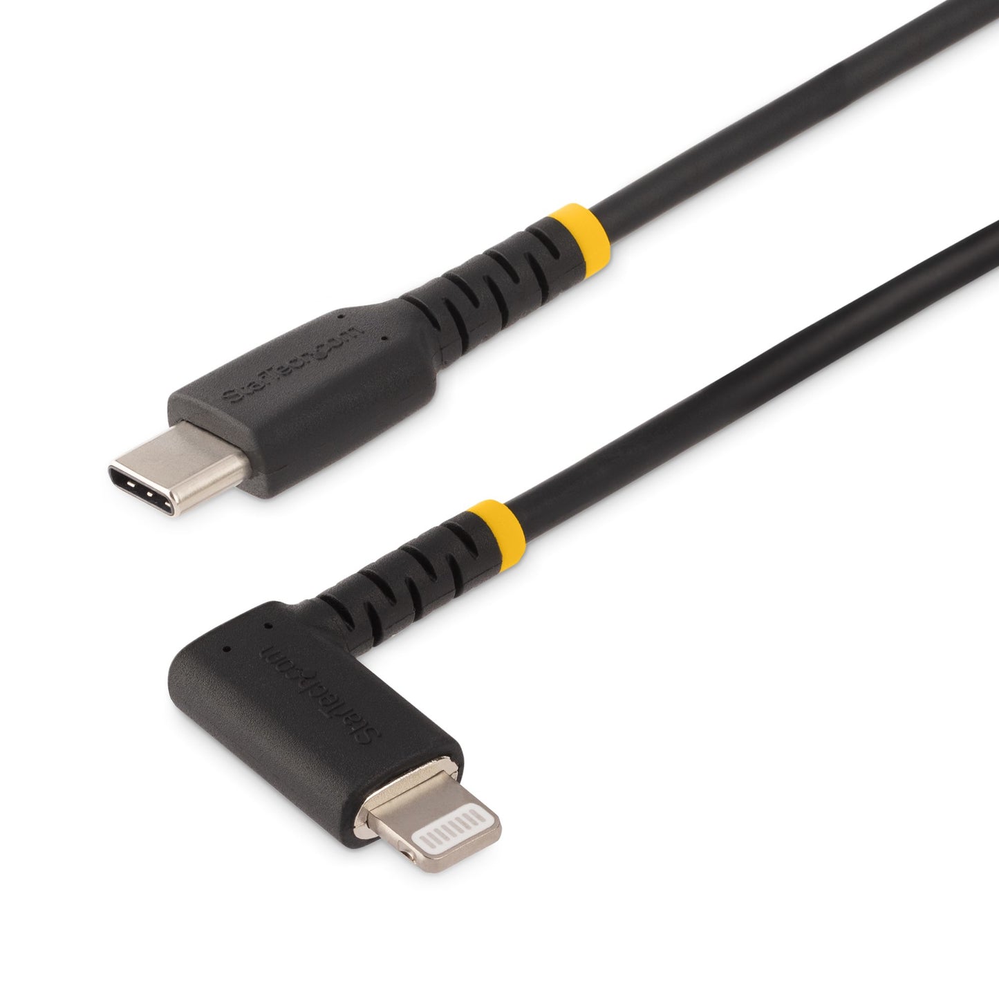 RUSB2CLTMM2MR - StarTech.com 6FT (2M) DURABLE USB-C TO LIGHTNING CABLE - RIGHT-ANGLED HEAVY DUTY RUGGED USB T