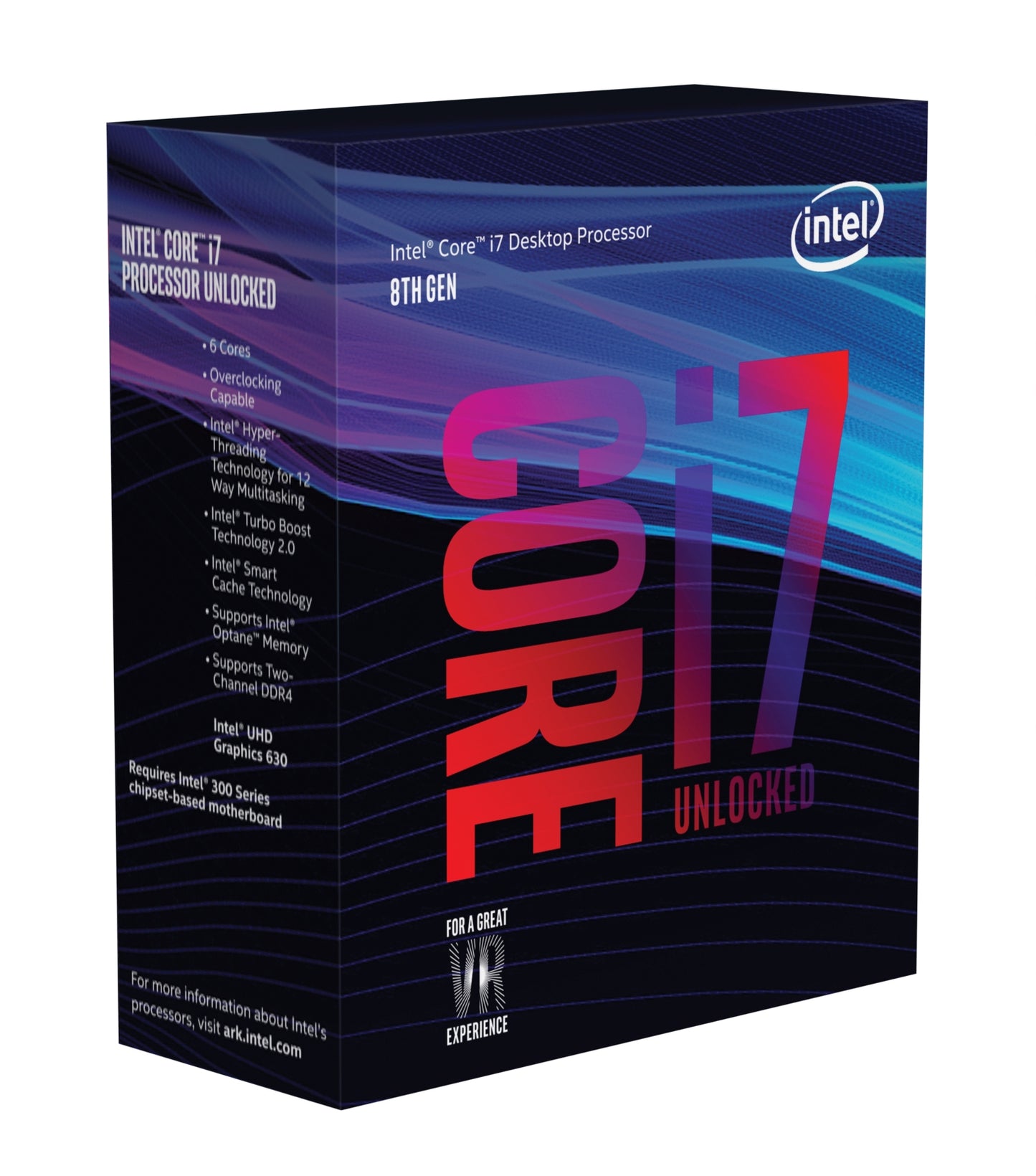Intel Core i7-8700K processor 3.7 GHz 12 MB Smart Cache Box