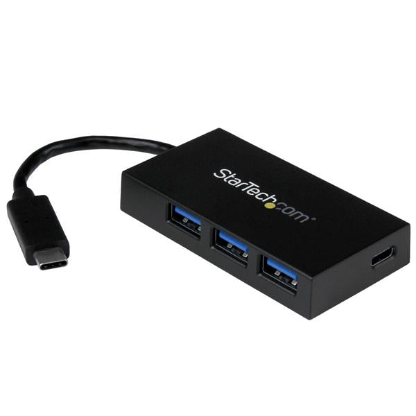 StarTech.com HB30C3A1CFB interface hub USB 3.2 Gen 1 (3.1 Gen 1) Type-C 5000 Mbit/s Black