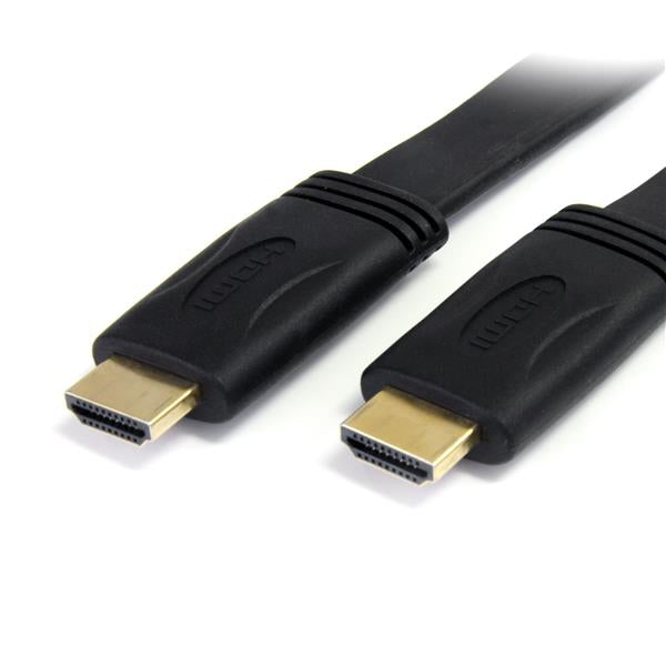 HDMIMM6FL - StarTech.com STARTECH 6FT FLAT HIGH SPEED HDMI CABLE WITH ETHERNET ULTRA HD 4K X 2K HDMI CABLE HDMI TO HDMI M/M