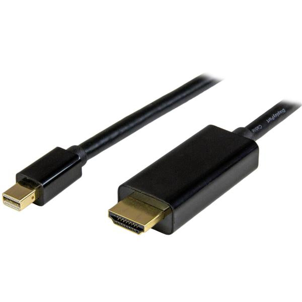 MDP2HDMM1MB - StarTech.com 3.3FT PASSIVE MINI DISPLAYPORT TO HDMI CABLE CONNECTS HDMI MONITOR/DISPLAY - 4K