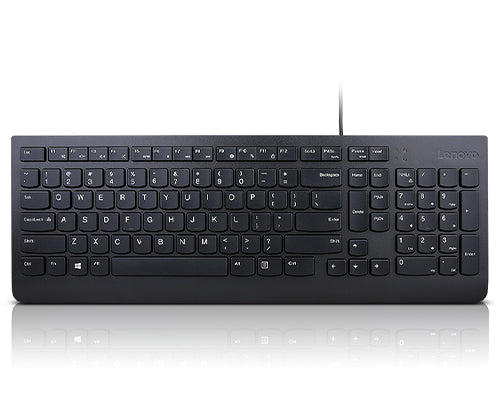 Lenovo Essential keyboard USB QWERTY US English Black