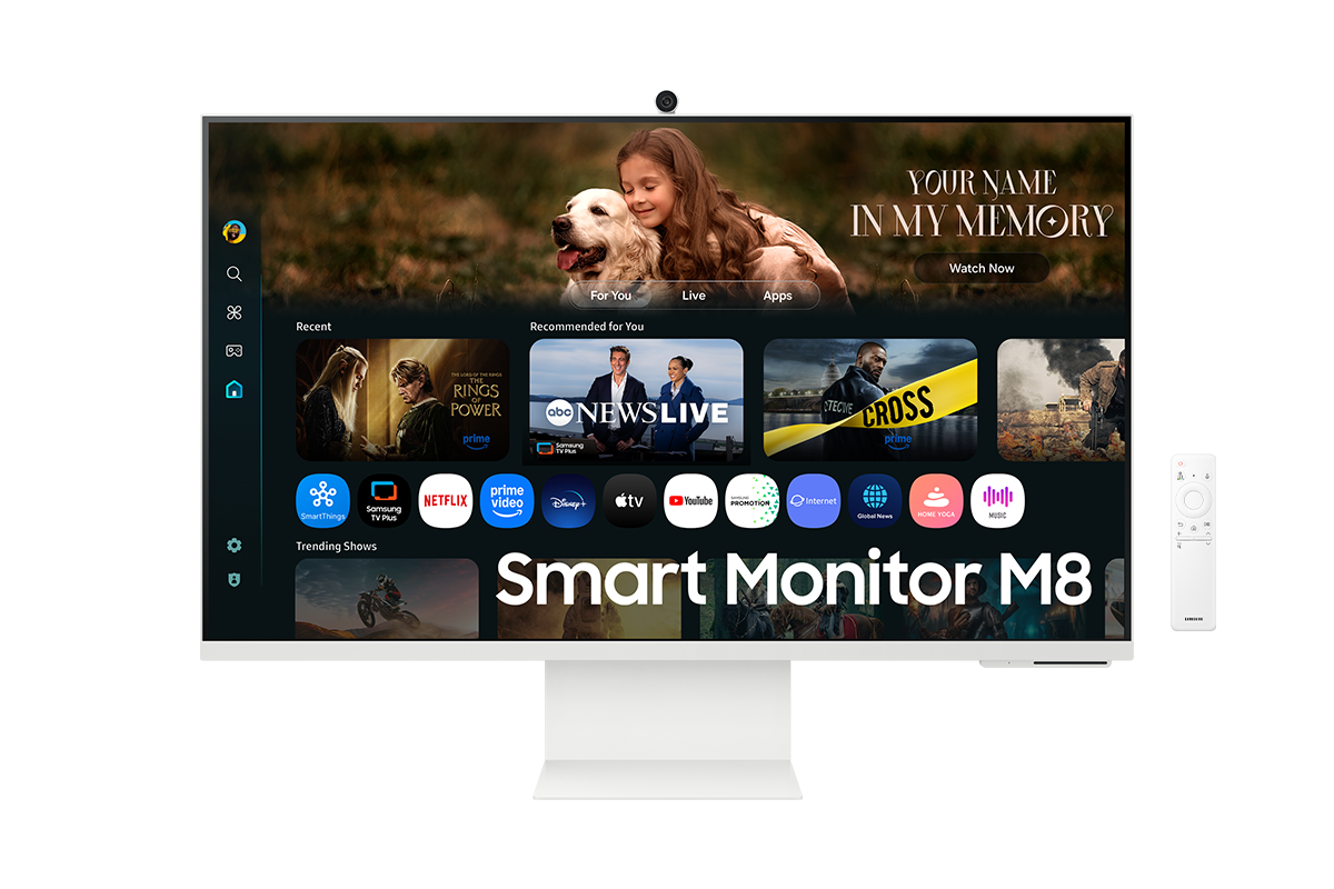 LS32FM801UUXEN - Samsung Smart Monitor M8 32-inch 4K UHD hybrid display