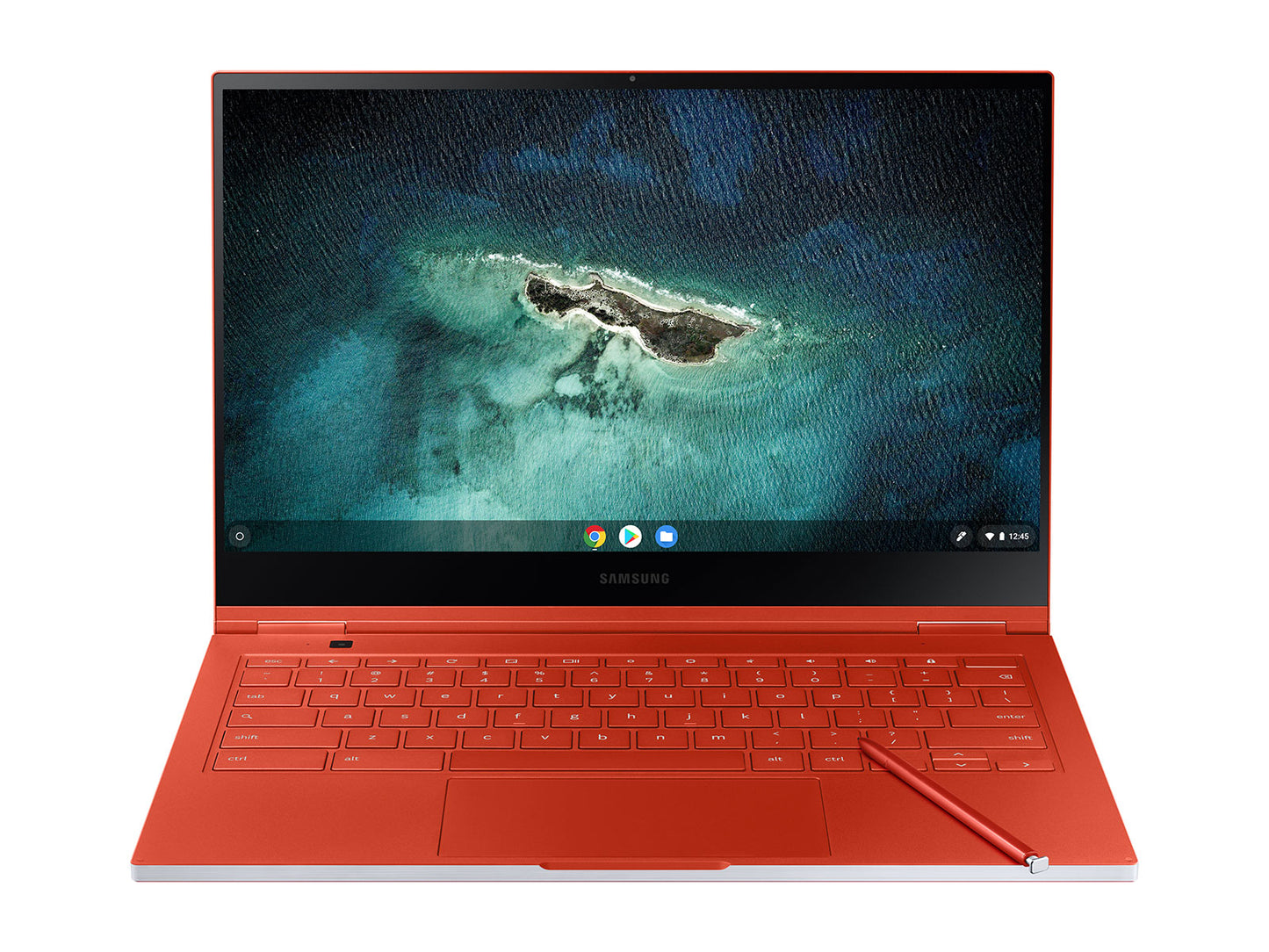 Samsung Chromebook XE930QCA i5-10210U 13.3" Touchscreen 4K Ultra HD Intel® Core™ i5 8 GB 256 GB SSD Wi-Fi 6 (802.11ax) ChromeOS Red