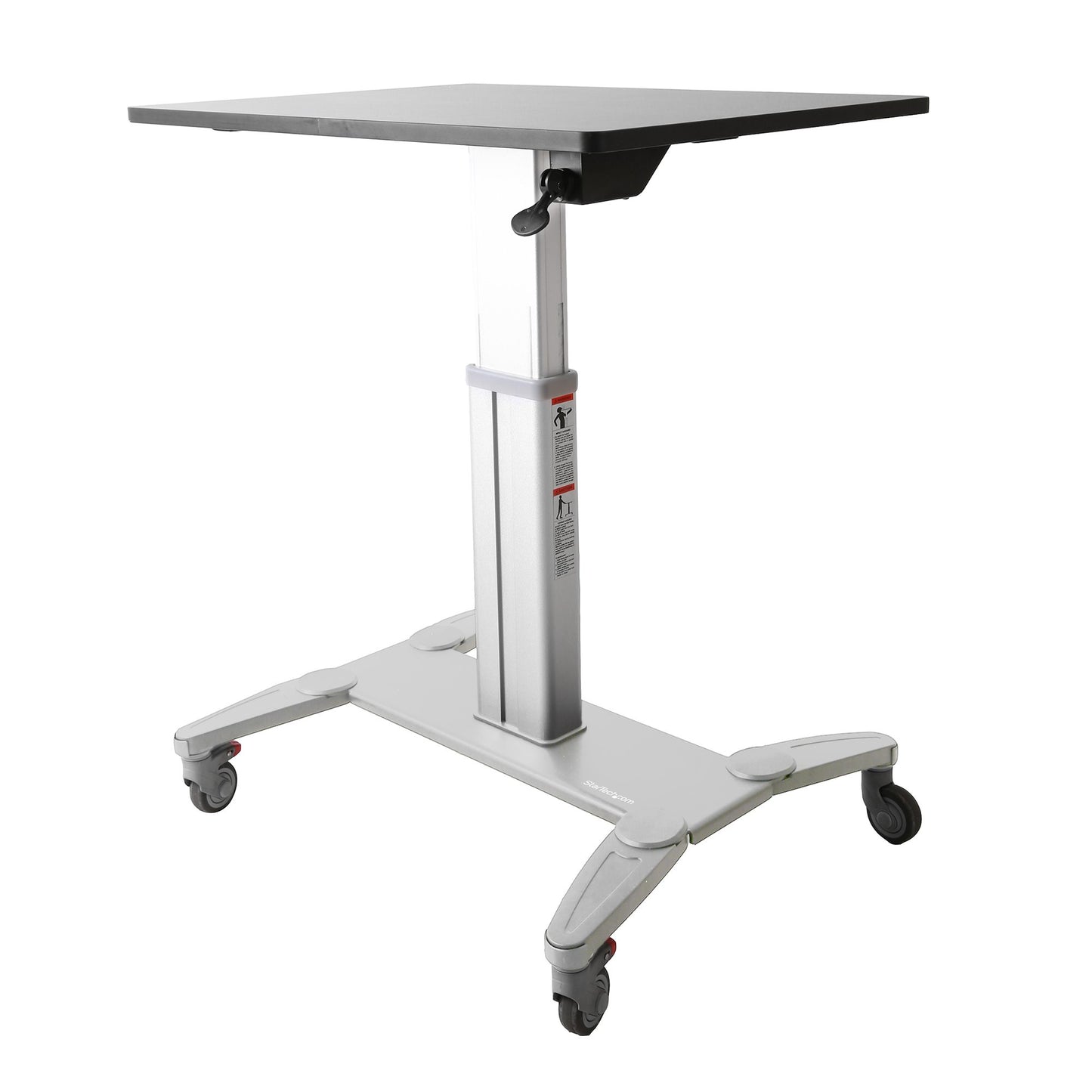STSCART - StarTech Mobile Sit/Stand Workstation & Silver