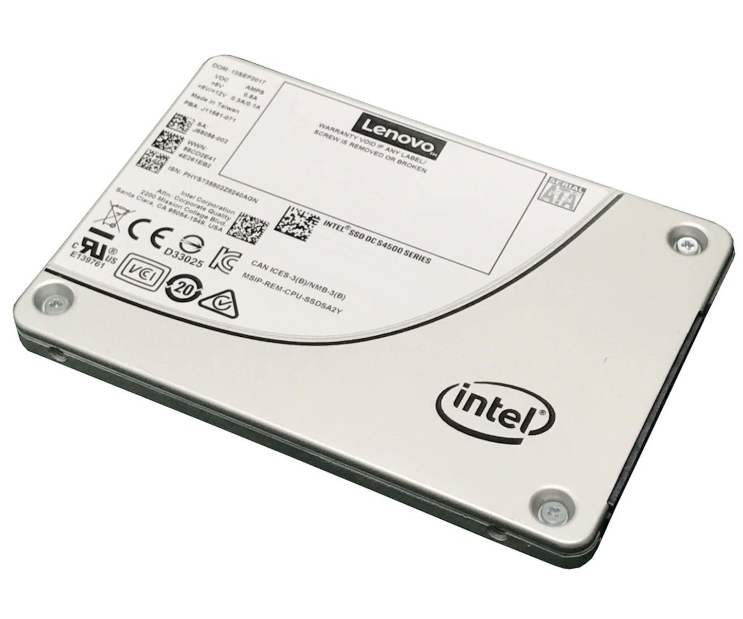 Lenovo S4500 Entry SATA 2.5" 240 GB Serial ATA III 3D TLC