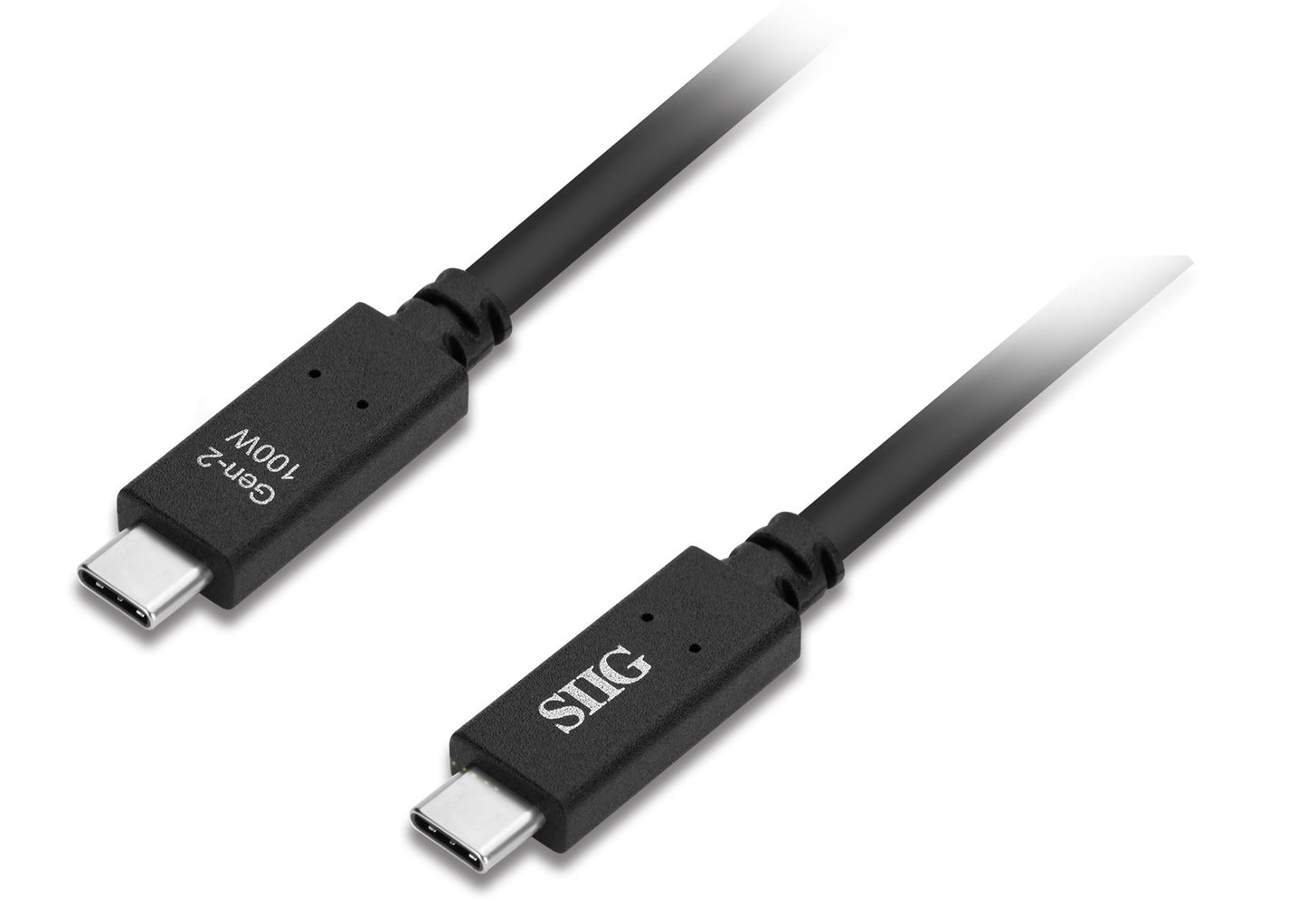 CB-TC0F11-S1 - Siig USB 3.1 TYPE-C GEN 2 CABLE 100W - 1M 10GBPS DATA TRANSFER RATE