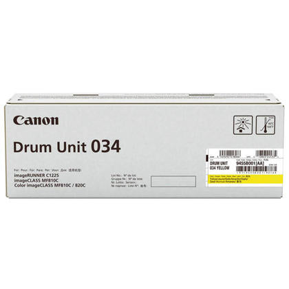 9455B001 - Canon CANON TONER 034 YELLOW - FOR IMAGECLASS MF820CDN AND MF810CDN - FULL YIELD 34,00