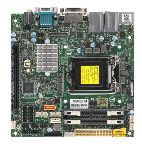 MOTHER BOARD-INTEL, X11SCV-L,MINI ITX,COFFEELAKE PCH H310,LGA1151,PCIE X16,US, S