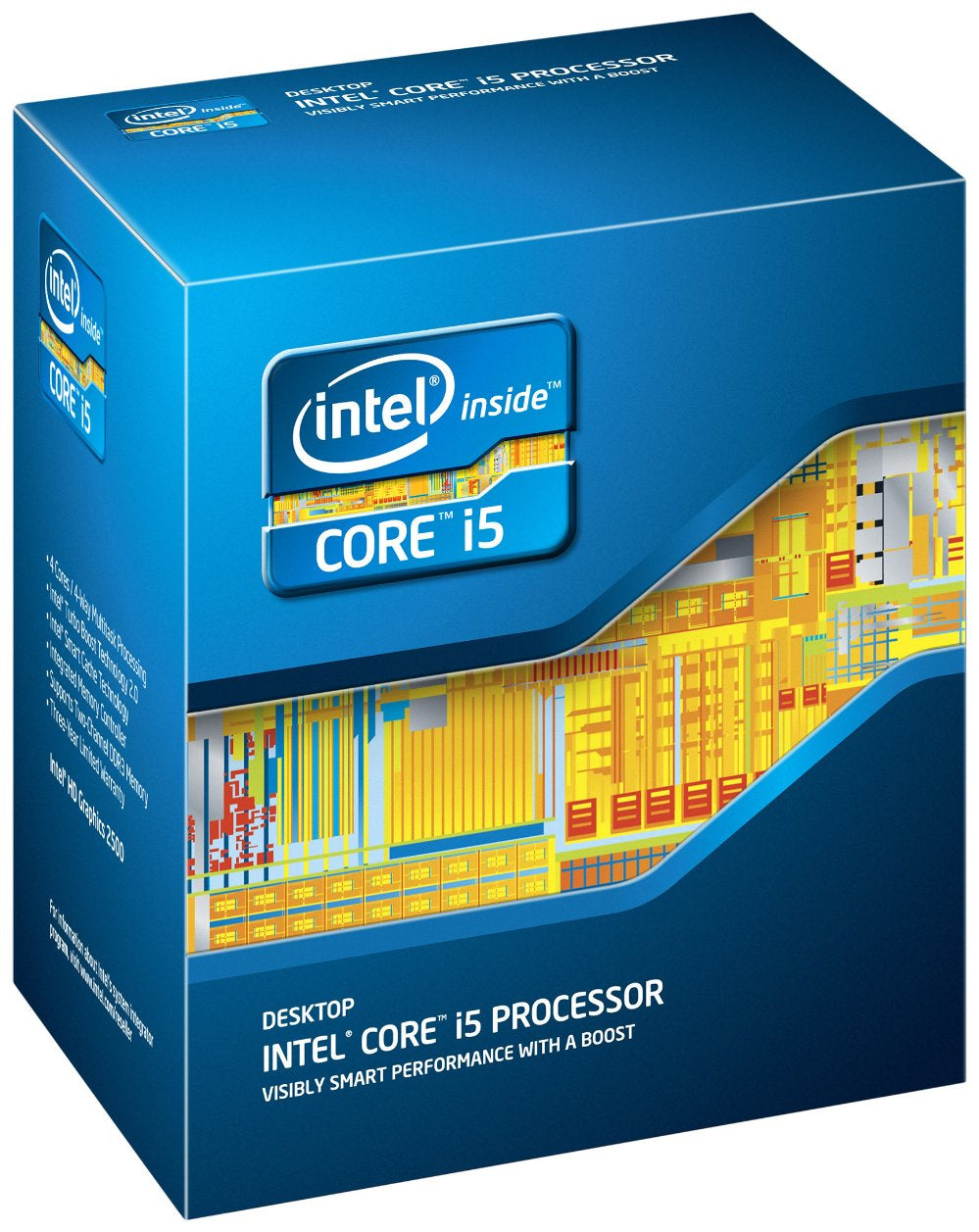 Intel Core ® ™ i5-3470S (6M Cache, up to 3.60 GHz) processor 2.9 GHz 6 MB Smart Cache Box