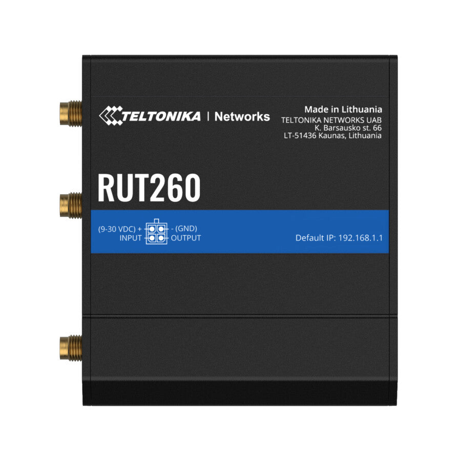 RUT260000000 - Teltonika RUT260 LTE Cat 6 Router WLAN