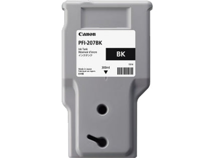 8789B001 - Canon CANON PFI-207BK - BLACK INK TANK 300ML