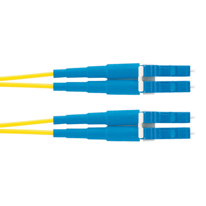Panduit 1m OS2 LC Duplex fiber optic cable 39.4" (1 m) Blue, Yellow