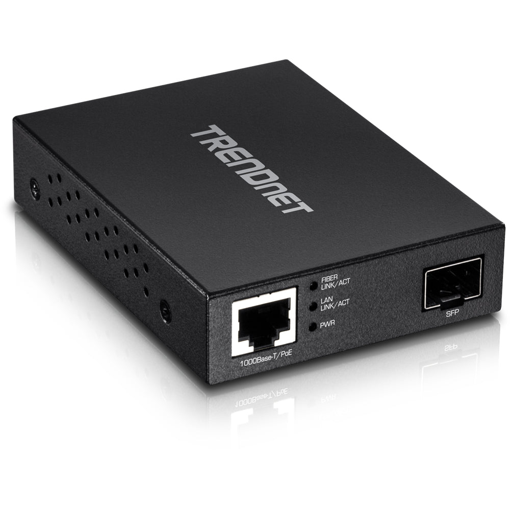 Trendnet TFC-PGSFP network media converter 2000 Mbit/s Black