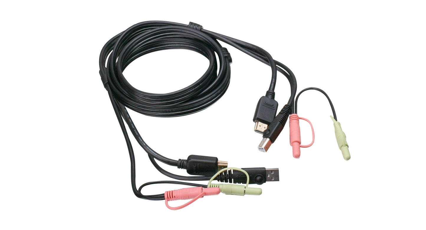 G2L802U - iogear 6FT USB HDMI KVM CABLE SET WITH